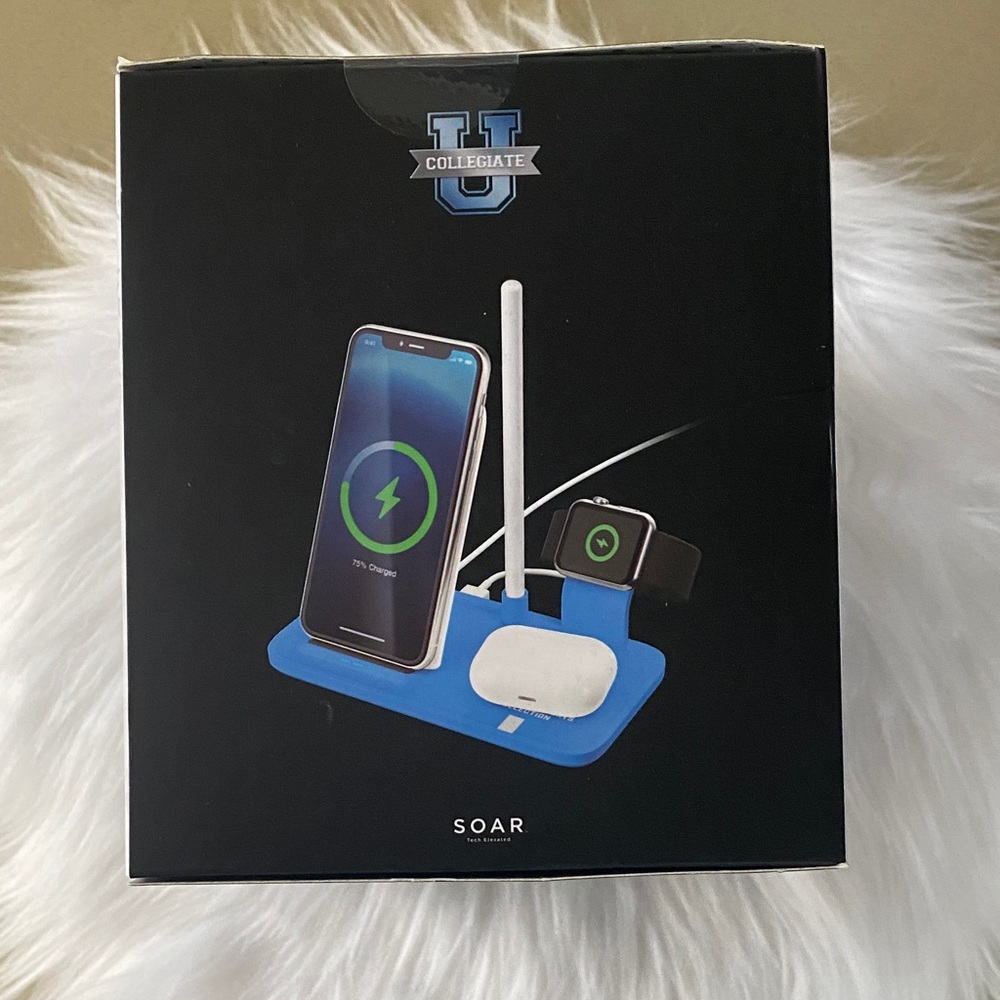 New in box University of Miami Wireless Charging Station - - Picture 2 of 8